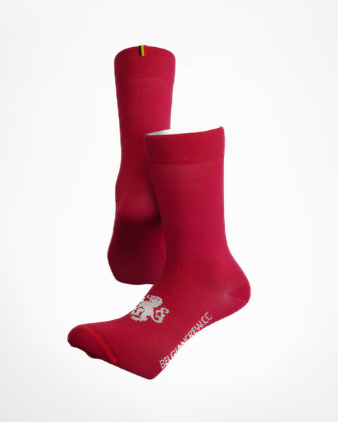 'Signature' High Tops Cherry Red Socks
