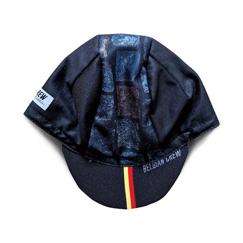 'Classic' cycling Cap (Black Cobbles)