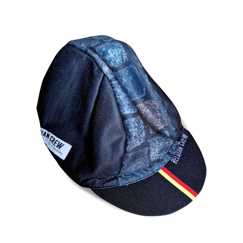 'Classic' cycling Cap (Black Cobbles)