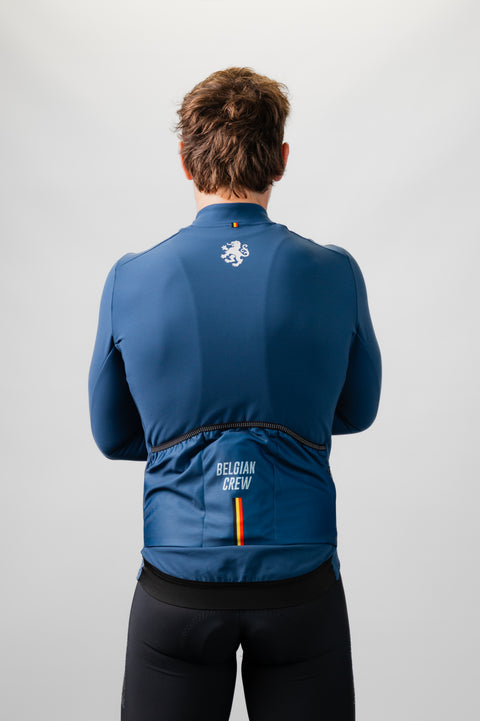 'Boom' Pro Thermal Jersey (Navy Blue)
