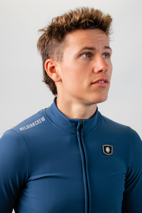 'Boom' Pro Thermal Jersey (Navy Blue)