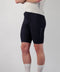 Belgian Crew Kannibaal seamless cycling bib shorts in black