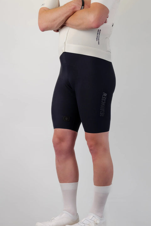 Belgian Crew Kannibaal seamless cycling bib shorts in black
