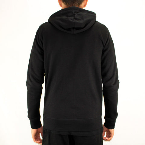 Zipped Hoodie - Black