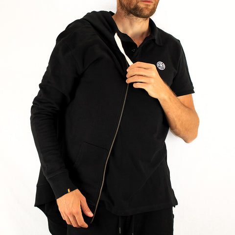 Zipped Hoodie - Black