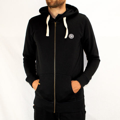 Zipped Hoodie - Black