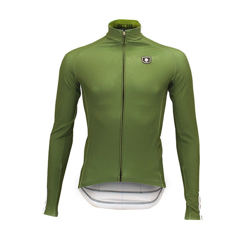 'Boom' Pro Thermal Jersey (Olive Green)