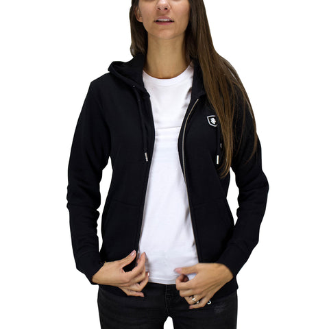 Zipped Hoodie - Black