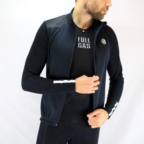 'Antwerpen' Windblock Jersey - Black (XS ONLY) Belgian Boys Club