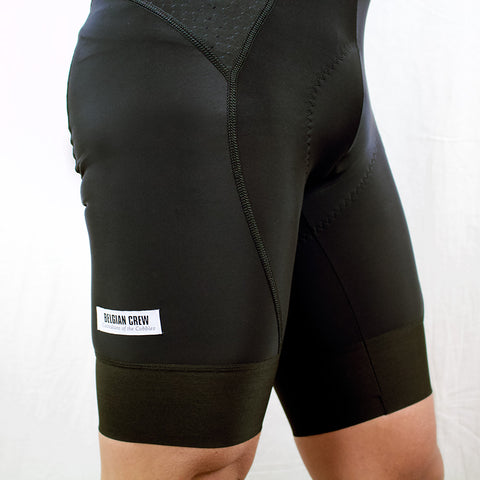 Tommeke Men Bib Shorts (Black logo)