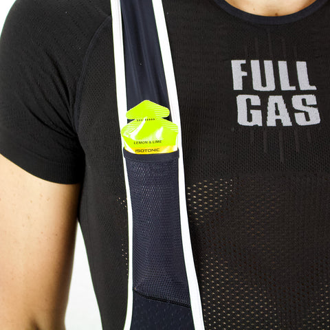 Tommeke Men Bib Shorts (Black logo)