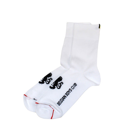 'Signature' High Tops White Socks