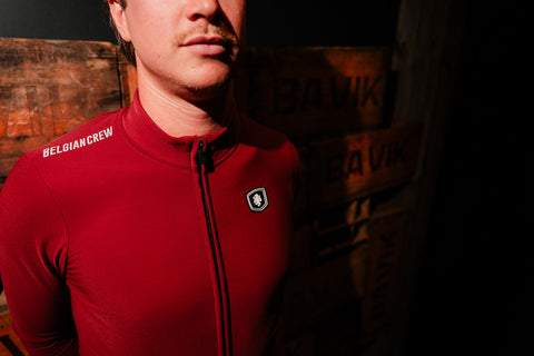 'Boom' Pro Thermal Jersey (Wine Red)