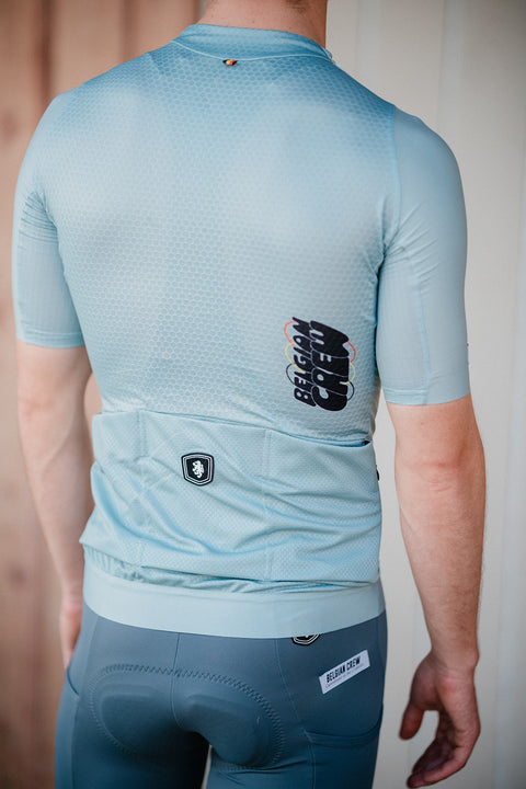 'Ronde' Pro Jersey - Mint Green Script