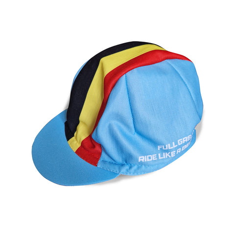 'Classic' cycling Cap (Belgian Blue)