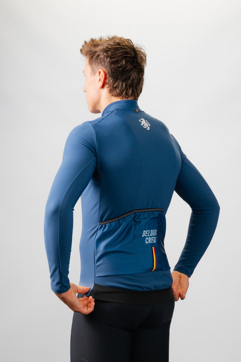 'Boom' Pro Thermal Jersey (Navy Blue)