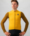 'Boom' Pro Thermal Jersey (Ochre Yellow / Dark Olive Green)