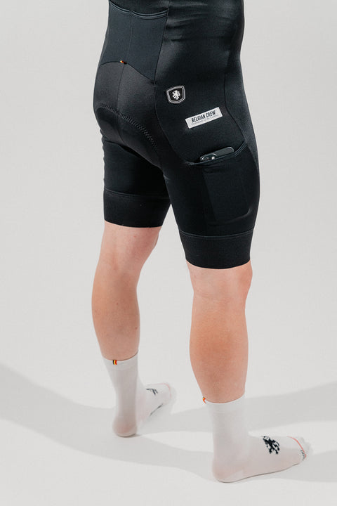 NEW! 'Ploegsteert' Cargo Bibshort - Tarmac Black