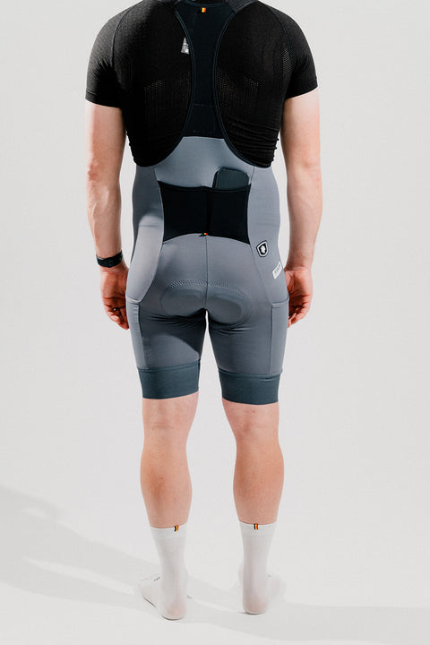 NEW! 'Ploegsteert' Cargo Bibshort - Cobble Grey