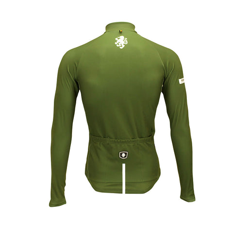 'Boom' Pro Thermal Jersey (Olive Green)